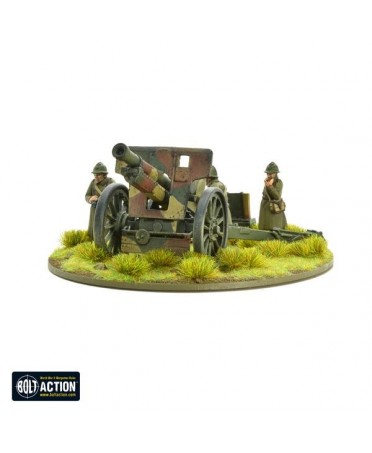 Bolt Action : French Army 105mm Medium Howitzer | Boutique de Jeux de Figurines Starplayer