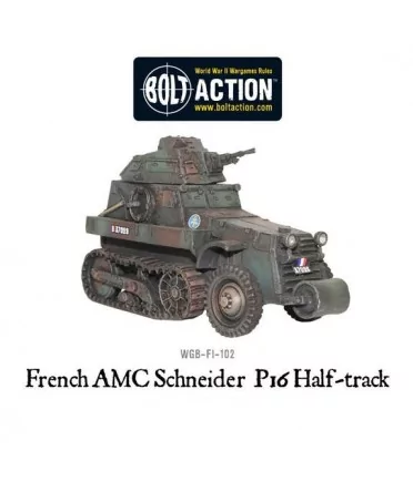 Bolt Action : French AMC Schneider P16 Half-track | Boutique Starplayer