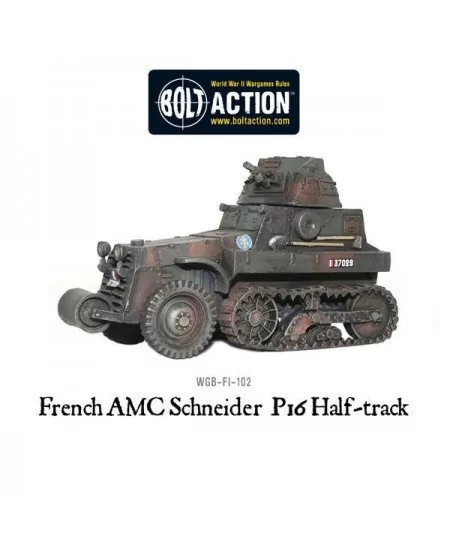 Bolt Action : French AMC Schneider P16 Half-track