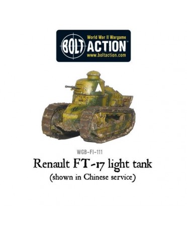 Bolt Action : Belgian Renault FT-17 light tank | Boutique Starplayer