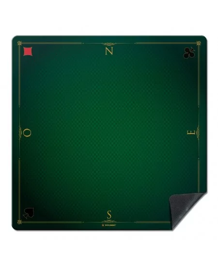 Tapis de Jeu : Wogamat Prestige Vert (60x60) - Jeux de société Accessoires