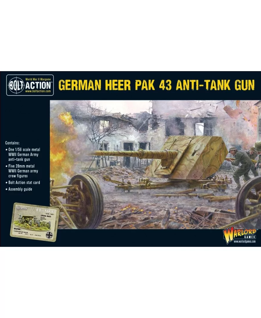 Bolt Action : German Heer Pak 43 Anti-Tank Gun