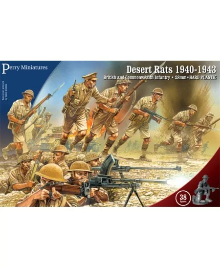 British & Commonwealth Infantry : Desert Rats 1940-43 | Starplayer | Jeux de Figurines