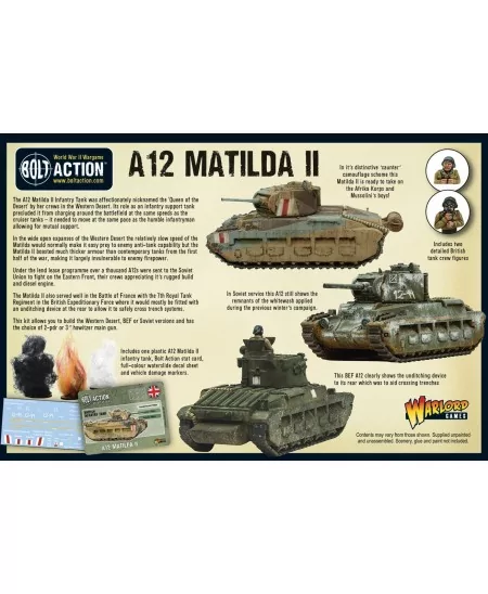 Bolt Action : British A12 Matilda II Infantry Tank