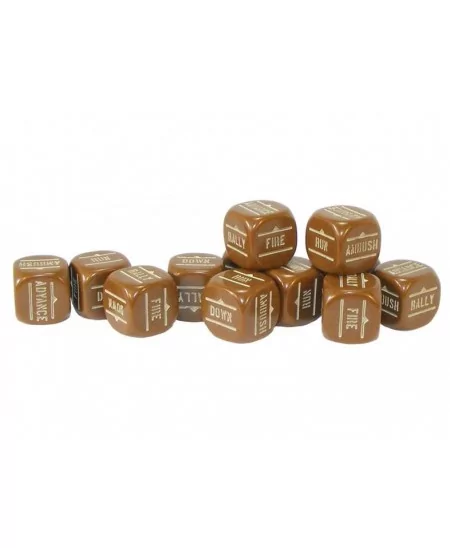Bolt Action : Order Dice Brown (x12)