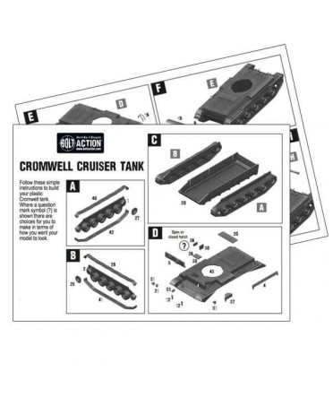 Bolt Action : Cromwell Cruiser Tank | Boutique Starplayer | Jeu de Figurines Historique