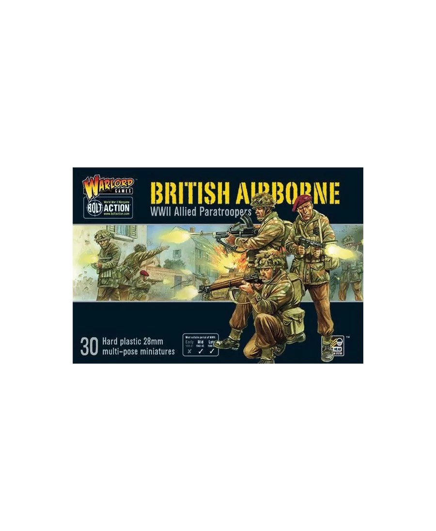 Bolt Action : British Airborne WWII Allied Paratroopers