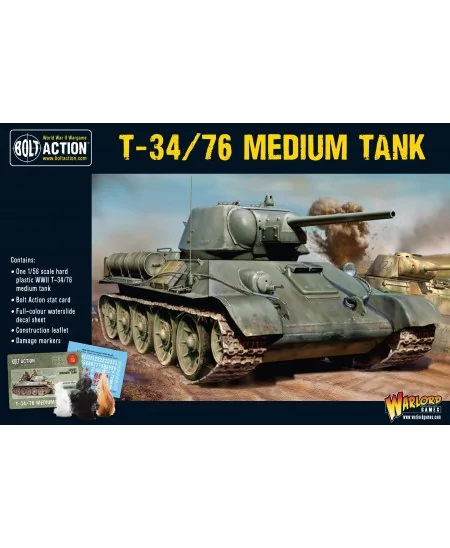 Bolt Action : Soviet T34/76 Medium Tank | Boutique Starplayer | Jeu de Figurines