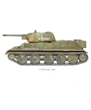 Bolt Action : Soviet T34/76 Medium Tank
