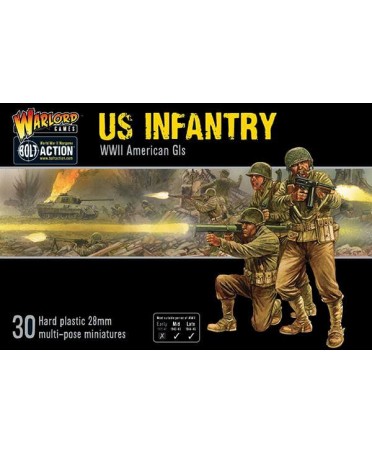 Bolt Action : US Infantry WWII American GIs | Boutique Starplayer | Jeu de Figurines