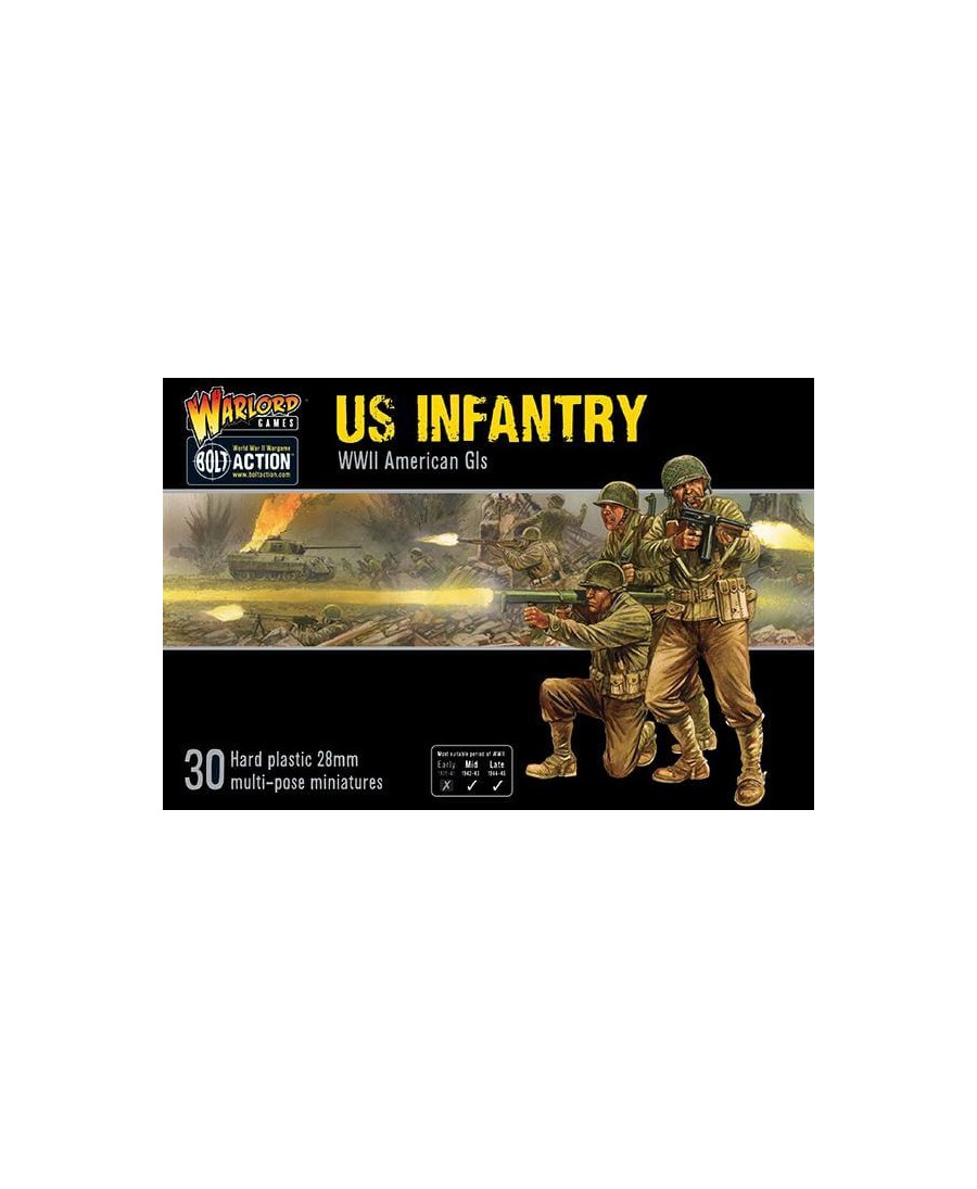 Bolt Action : US Infantry WWII American GIs | Boutique Starplayer | Jeu de Figurines