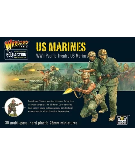 Bolt Action : US Marines Plastic Box Set | Boutique Starplayer | Jeu de Figurines