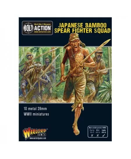 Bolt Action : Japanese Bamboo Spear Fighter Squad | Starplayer | Jeu de Figurines