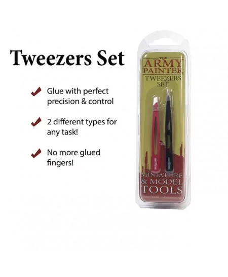 Army Painter : Tweezers Set | Pinces Fines | Boutique Starplayer | Modélisme