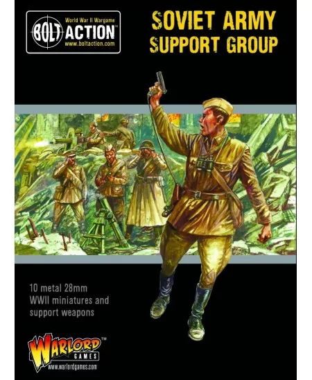Bolt Action : Soviet Army Support Group | Boutique Starplayer | Jeu de Figurines