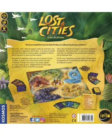 Lost Cities : Le Jeu de Plateau (VF - 2019) | Boutique Starplayer | Jeu de Société