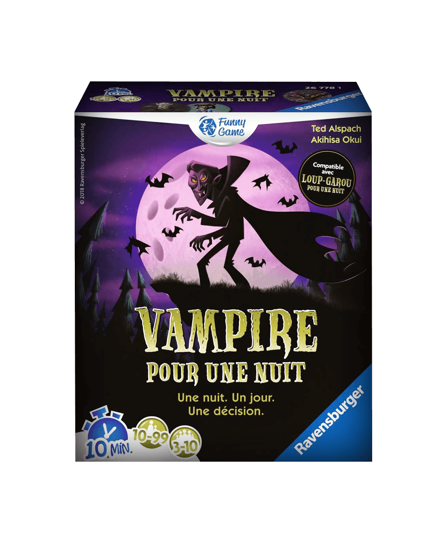 Vampire pour une Nuit | Boutique Starplayer | Jeu de Société