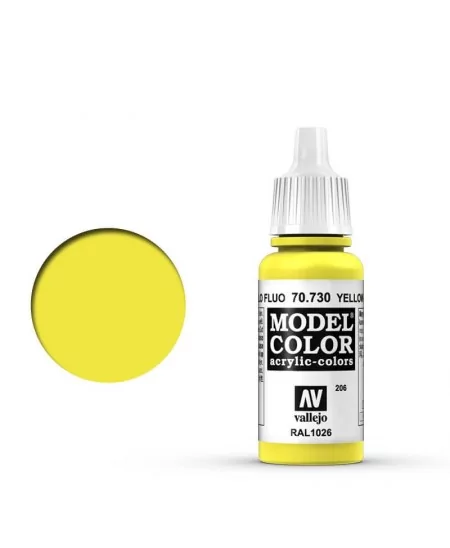 Vallejo Model Color : Jaune Fluorescent | Boutique Starplayer | Peinture & Modélisme