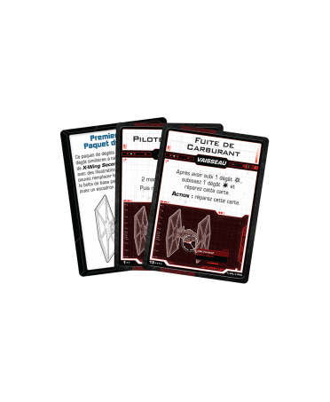 X-Wing 2.0 : Paquet De Dégâts  premier odre cartes