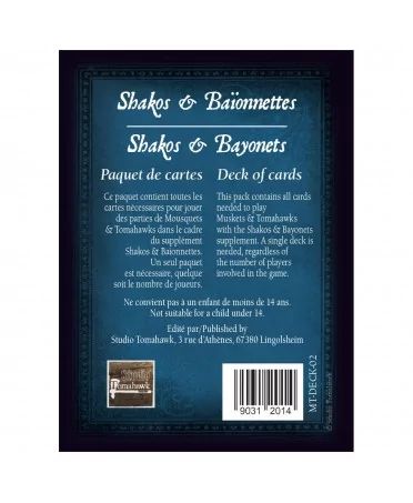 Mousquets & Tomahawks - Shakos & Baïonnettes - Cartes