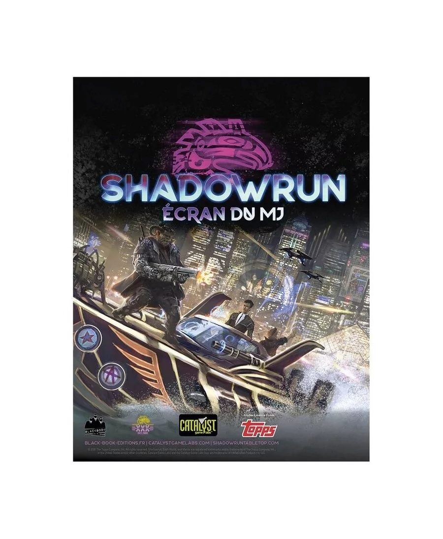 Shadowrun 6 - Ecran du Meneur de jeu + Livret + Fiches prétirées