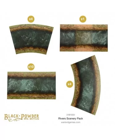 Black Powder & Epic Battles : Waterloo - Rivers Scenery Pack