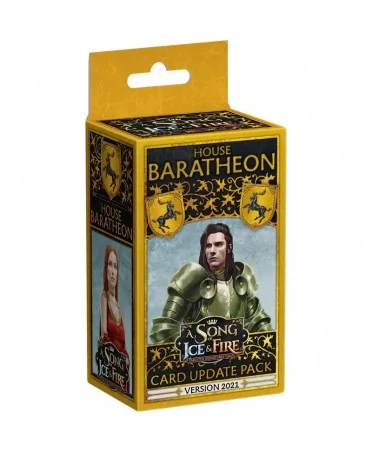 Le Trône de Fer : le Jeu de Figurines - Cartes de Mise à jour -Maison Barathéon | Starplayer
