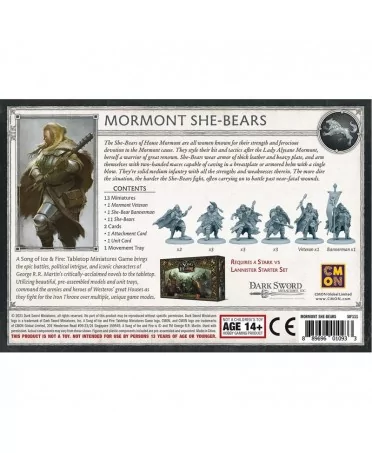 Le Trône de Fer : le Jeu de Figurines : Ourses Mormont