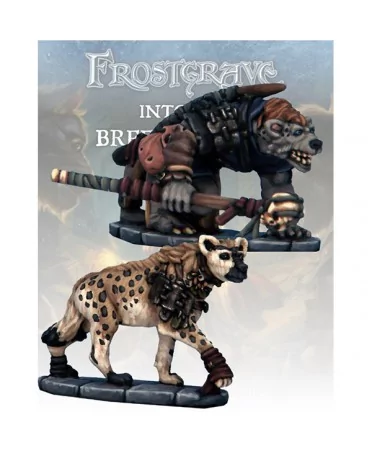 Frostgrave - Chasseur Gnoll et Hyène de Guerre
