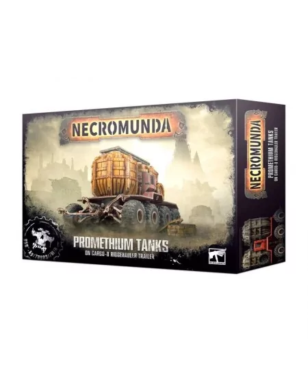 Necromunda : Promethium Tanks on Cargo-8 Ridgehauler Trailer