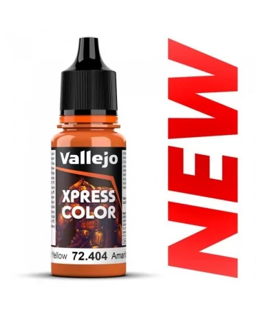 Vallejo Xpress Color :Jaune Atomique - Nuclear Yellow - Flacon 18ml