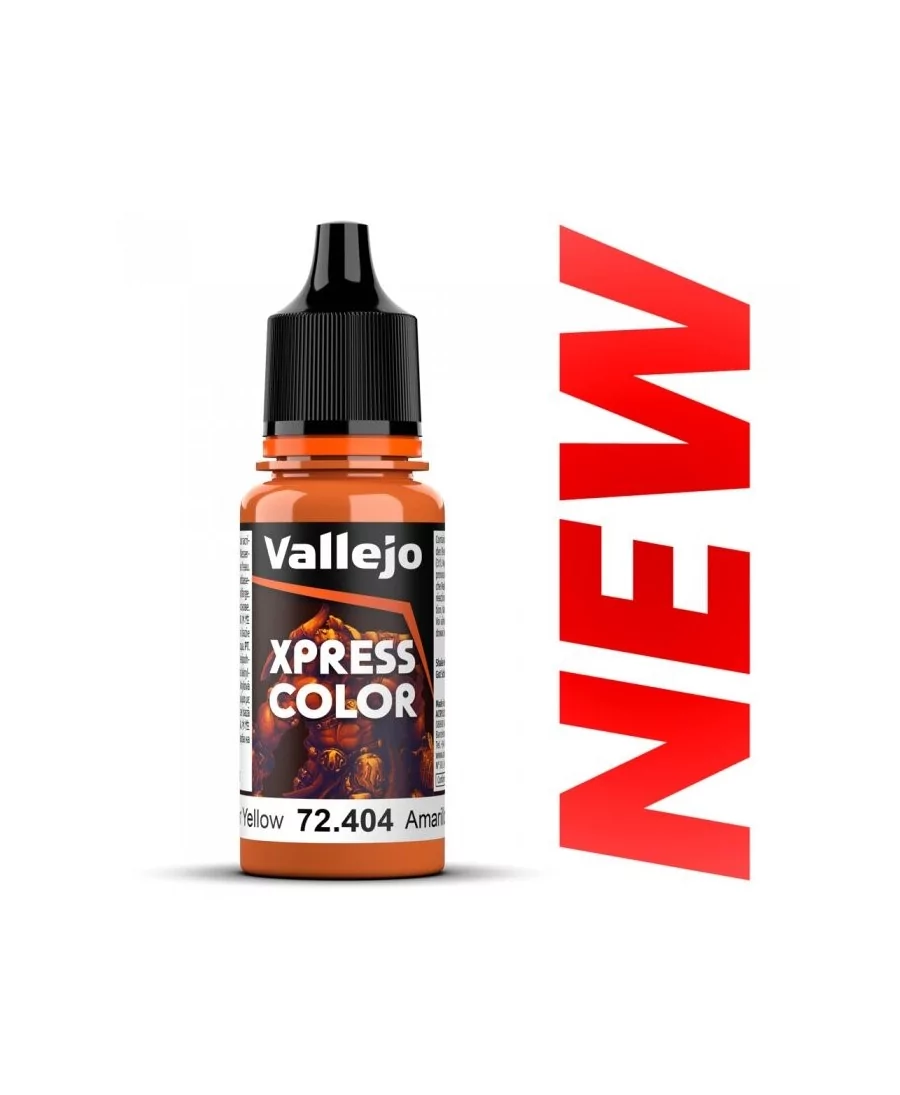 Vallejo Xpress Color : Jaune Atomique - Nuclear Yellow - Flacon 18ml