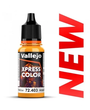 Vallejo Xpress Color : Jaune Impérial - Imperial Yellow - Flacon 18ml