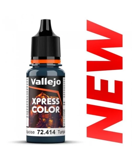 Vallejo Xpress Color : Turquoise Caraïbes - Flacon 18ml