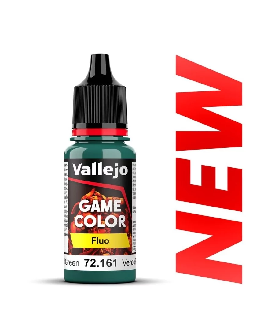 Vallejo Game Color : Vert Froid Fluo – Fluorescent Cold Green
