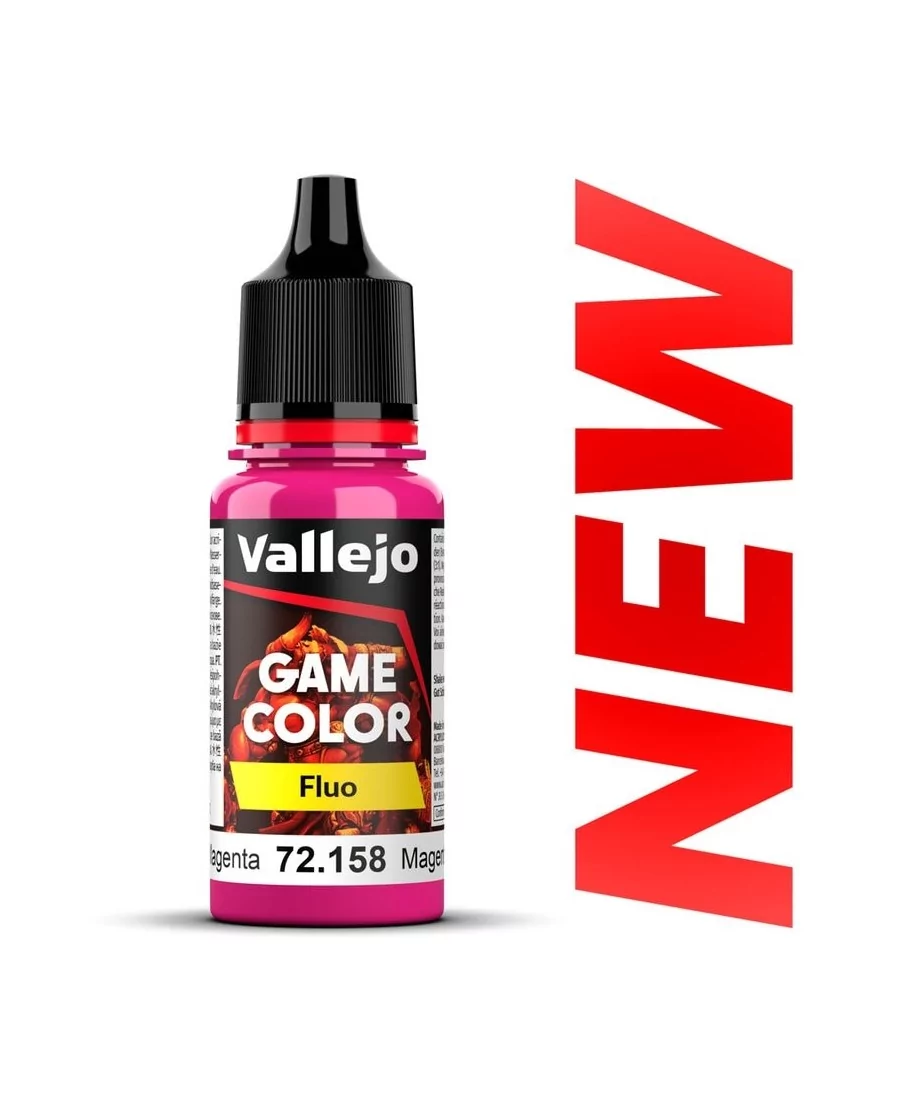 Vallejo Game Color : Magenta Fluo – Fluorescent Magenta (18ml)