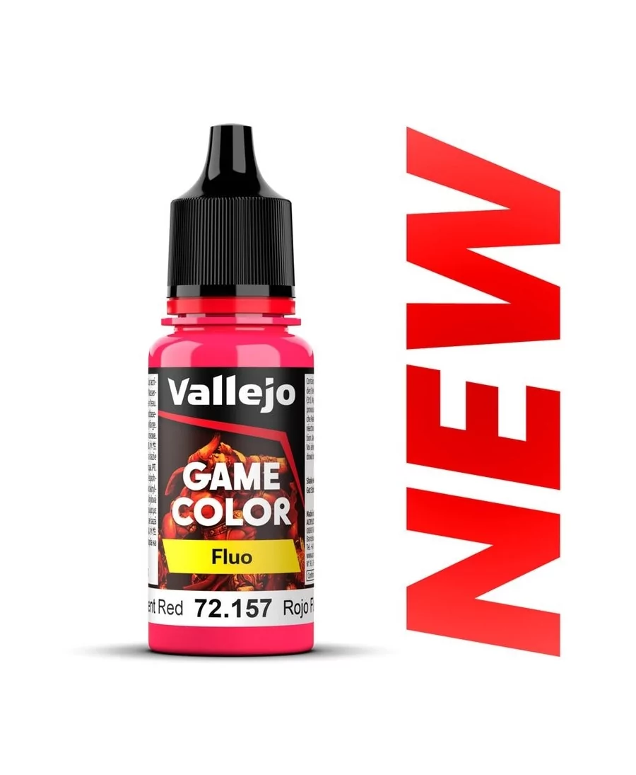 Vallejo Game Color : Rouge Fluo – Fluorescent Red