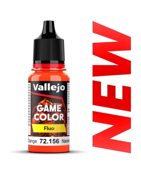 Vallejo Game Color : Orange Fluo (18ml)