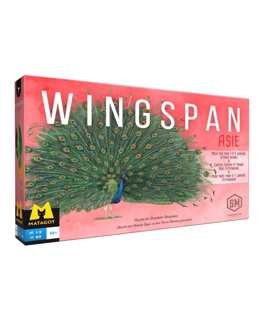 Wingspan - Asie (Extension) - Jeu de Société Matagot | Starplayer