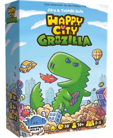 Happy City : Grozilla (Ext) - Jeux Famille - Cocktail Games