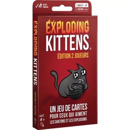 Exploding Kittens : Édition 2 Joueurs - Jeu de Cartes - Starplayer