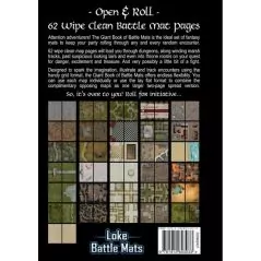 Giant Book of Battle Mats : Format A3 - Livre-plateau de jeu