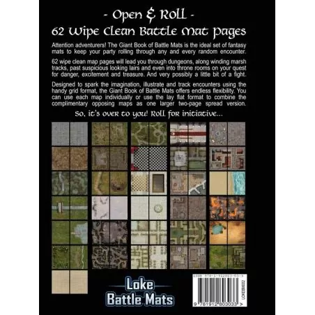Giant Book Battle of Mats - Format A3 - Livre-Plateau de jeu