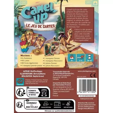 Camel Up : Le jeu de cartes