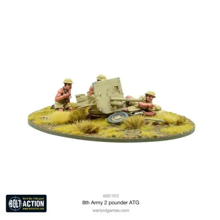 Bolt Action : 8th Army 2 pounder ATG - Warlord Games - Starplayer