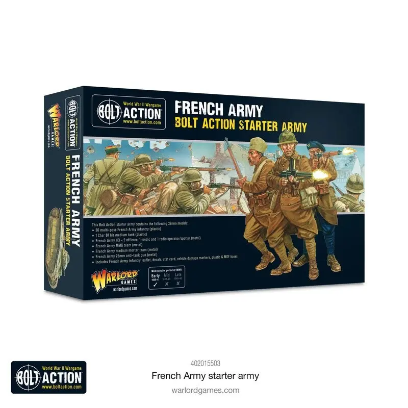 Bolt Action : French Army (Boite de démarrage)