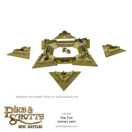 Pike & Shotte Epic Battles : Star Fort Scenery Pack - Décors jeu de figurines