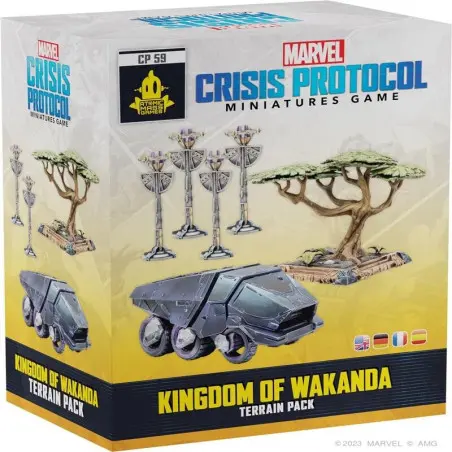Marvel Crisis Protocol : Kingdom Wakanda - Terrain Pack - Extension jeu de figurines