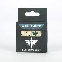 Warhammer 40,000: Set de Dés Dark Angels - Accessoires de jeu de figurines