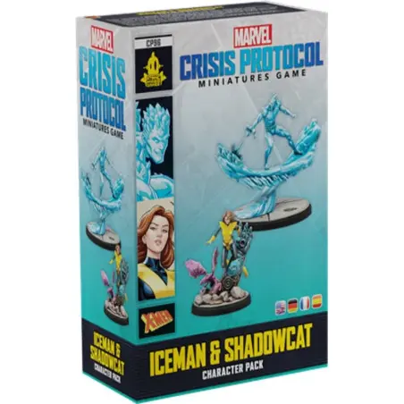 Marvel Crisis Protocol : Iceman & Shadowcat - Jeu de figurine